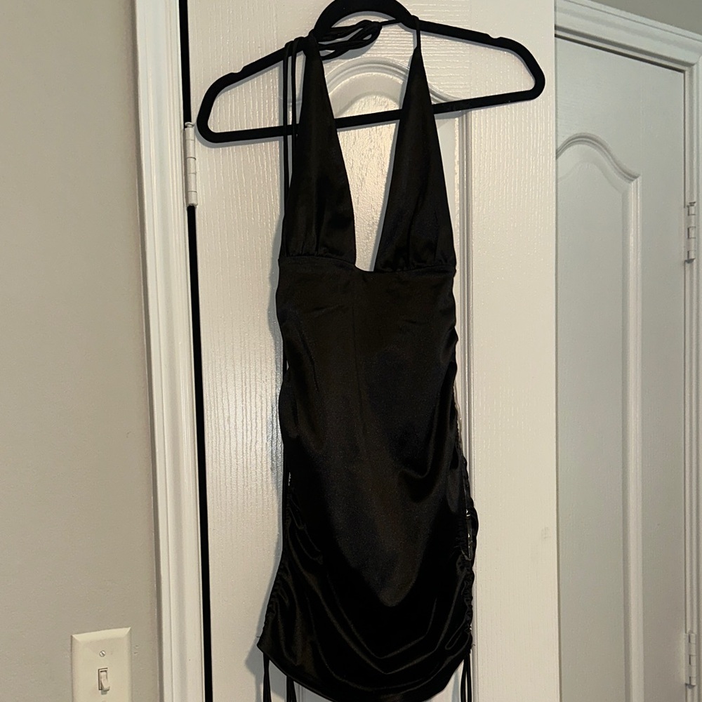 Black Halter Dress